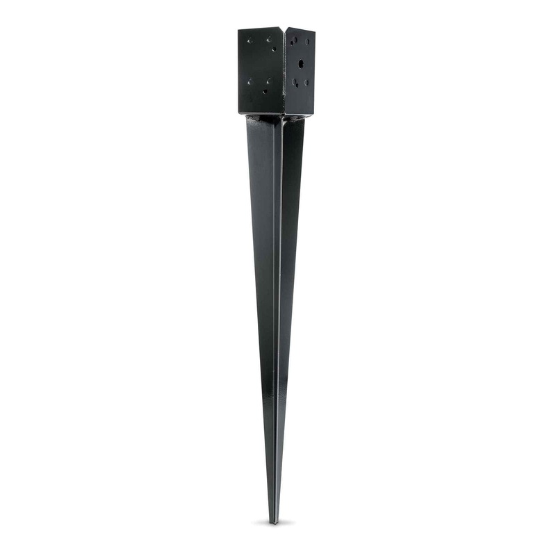 Simpson Strong-Tie E-Z Spike FPBS44 E-Z Post Base Spike, 12 ga Gauge, Steel, Powder-Coated