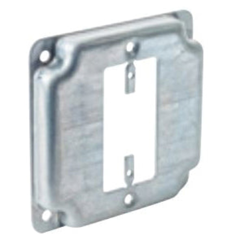 Southwire G1947-UPC Square Cover, Decorator, GFCI Cover, 4 in L, 4 in W