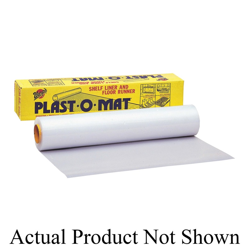 Warp's Plast-O-Mat PM50 Ribbed Floor Runner, 50 ft L, 30 in W
